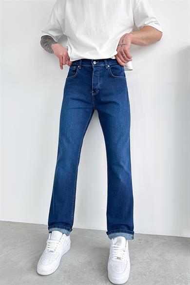 Koyu Mavi Basic Premium Slim Fit Pantolon