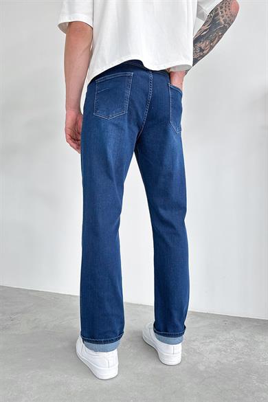 Koyu Mavi Basic Premium Slim Fit Pantolon