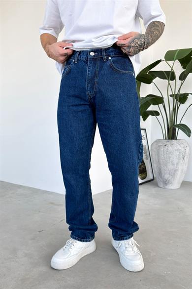 Koyu Mavi Basic Regular Pantolon