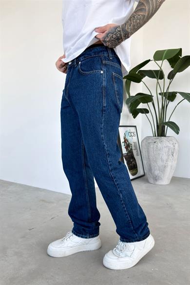 Koyu Mavi Basic Regular Pantolon