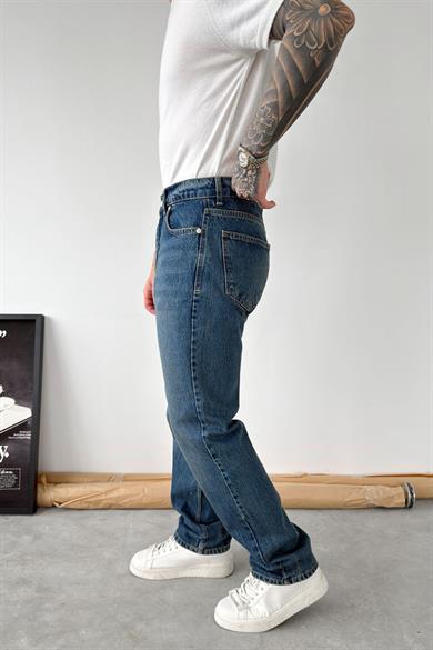 Koyu Mavi Soft Degrade Regular Pantolon