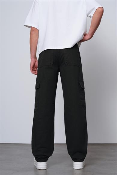 Koyu Yeşil Kargo Cepli V7 DL Baggy Pantolon