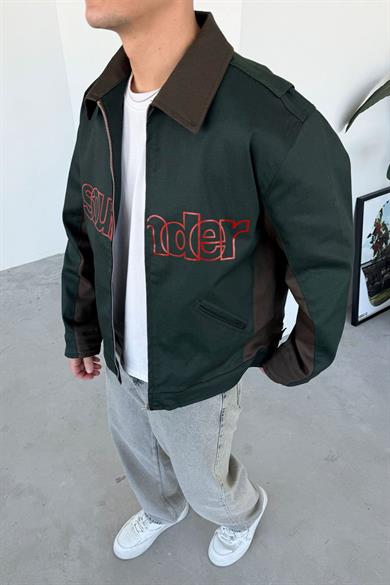 Koyu Yeşil Premium Oversize Ceket
