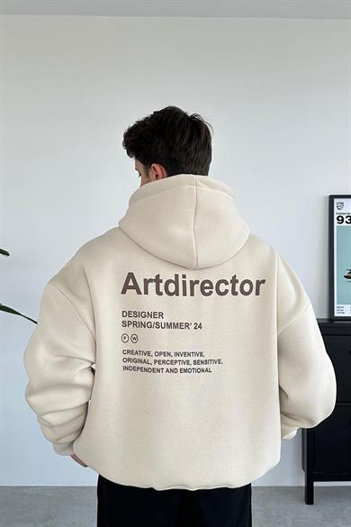 Krem Art Director Oversize Sweatshirt