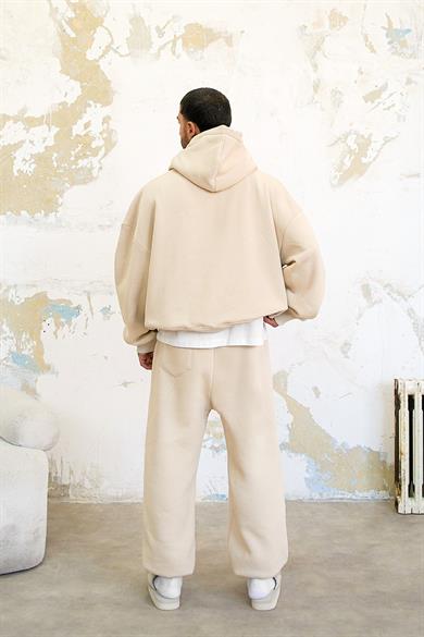 Krem Cozy Basic Oversize Sweatshirt