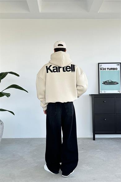 Krem Kartell Oversize Sweatshirt