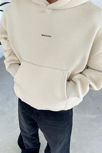 Krem Kartell Oversize Sweatshirt
