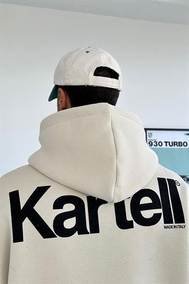 Krem Kartell Oversize Sweatshirt