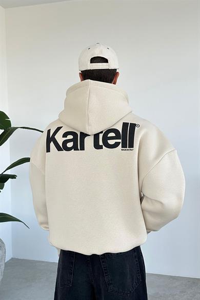 Krem Kartell Oversize Sweatshirt