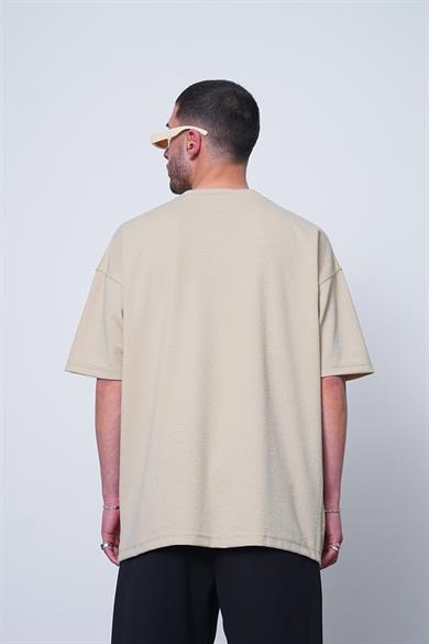 Krem Krem Dokulu Beyond MH Oversize Tişört