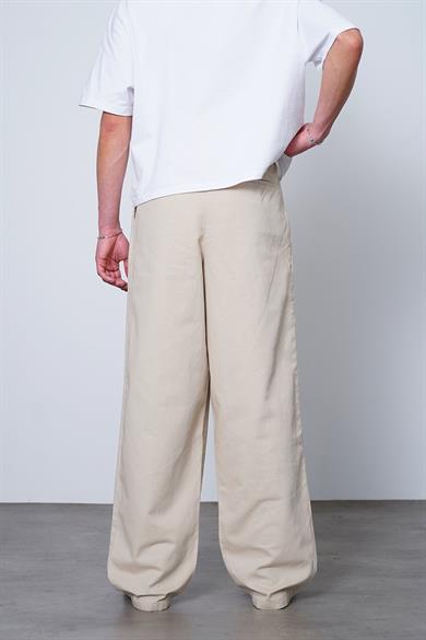 Krem Pile Detay 005 GO Gabardin Pantolon