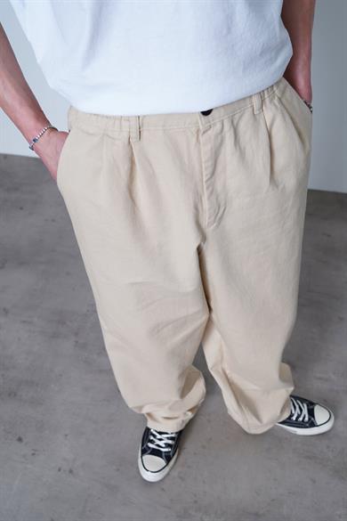 Krem Pile Detay 005 GO Gabardin Pantolon