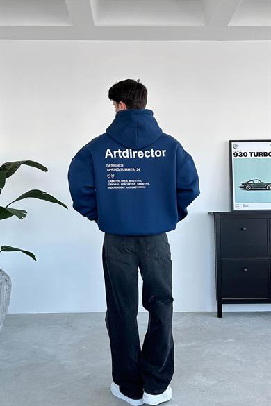 Lacivert Art Director Oversize Sweatshirt