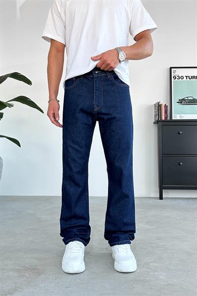 Lacivert Basic Baggy Pantolon
