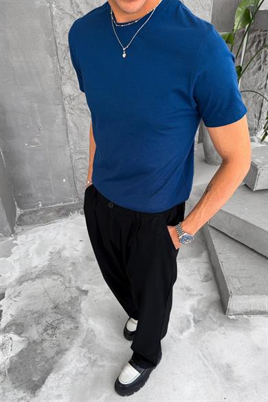 Lacivert Basic Premium Regular Fit Tişört