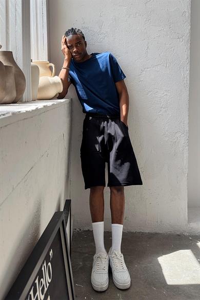 Lacivert Basic Premium Regular Fit Tişört