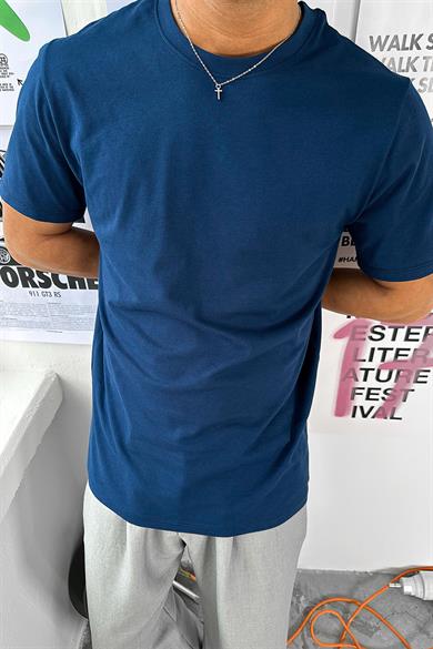 Lacivert Basic Premium Regular Fit Tişört