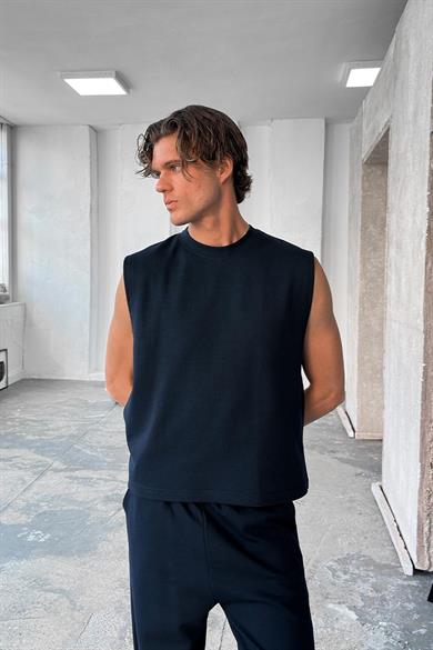 Lacivert Cozy Premium Basic Atlet