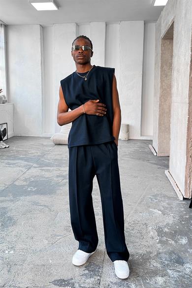 Lacivert Cozy Premium Basic Atlet