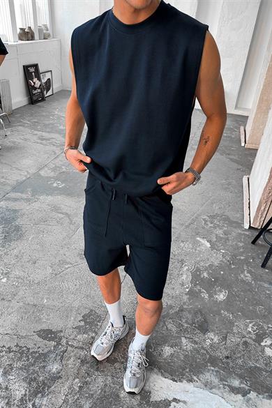 Lacivert Cozy Premium Basic Atlet