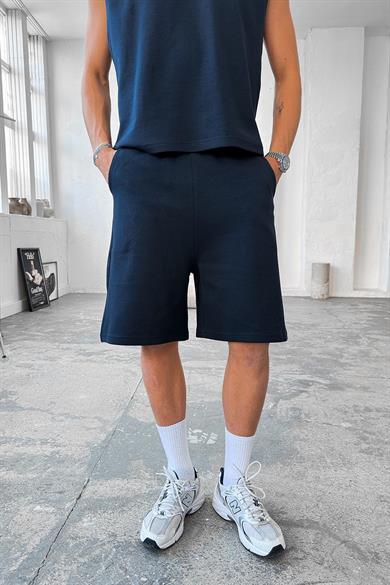 Lacivert Cozy Premium Basic Şort