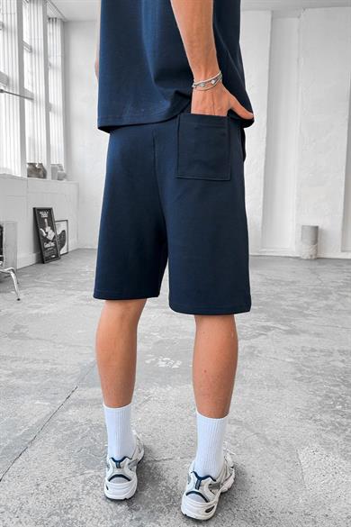 Lacivert Cozy Premium Basic Şort