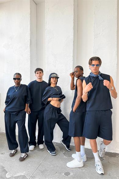 Lacivert Cozy Premium Basic Şort