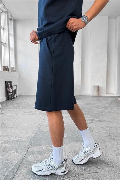 Lacivert Cozy Premium Basic Şort