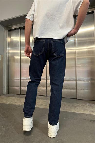 Lacivert Eskitme Çift Renk  L5 GD Regular Pantolon