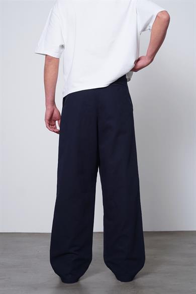 Lacivert Pile Detay 005 GO Gabardin Pantolon