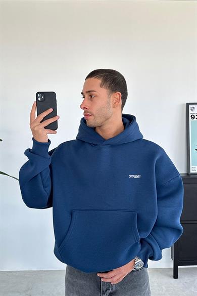 Lacivert Research Oversize Sweatshirt