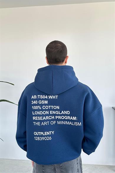 Lacivert Research Oversize Sweatshirt