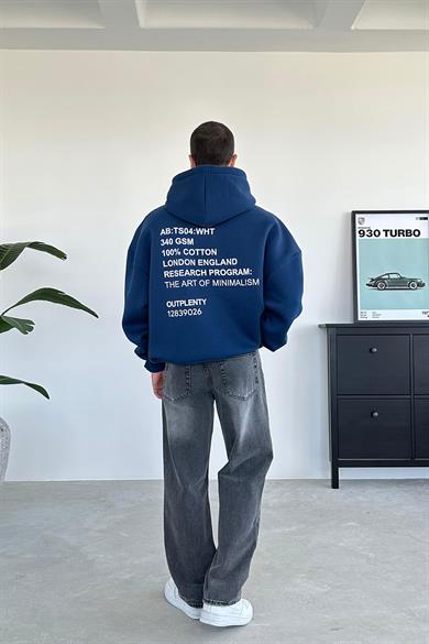 Lacivert Research Oversize Sweatshirt