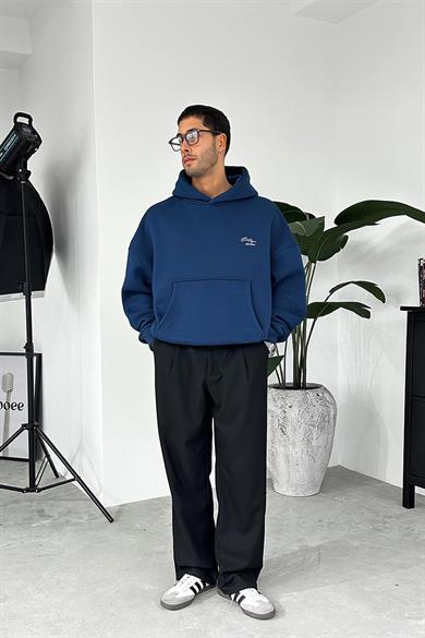 Lacivert Solio Oversize Sweatshirt