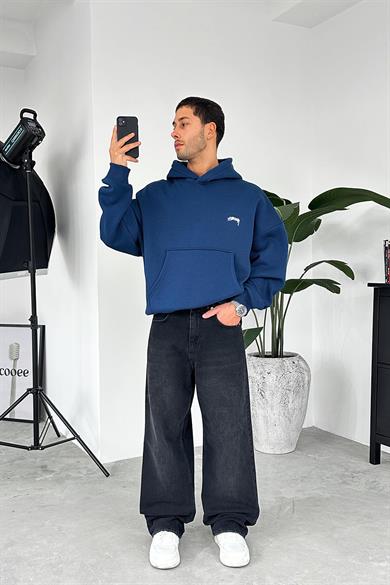 Lacivert Stüss Designs Oversize Sweatshirt