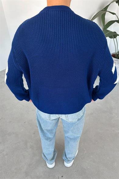 Lacivert West 23 Oversize Kazak