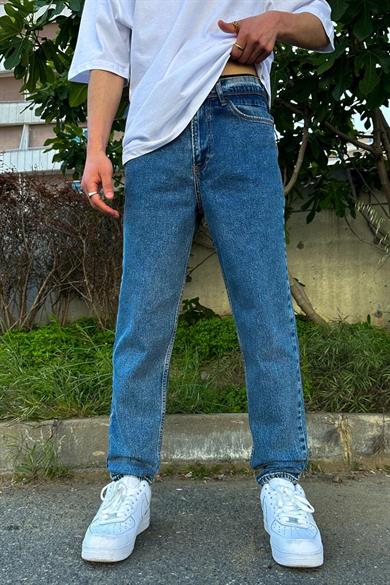 Mavi Dokulu Mavi Basic D53 Boyfriend Pantolon