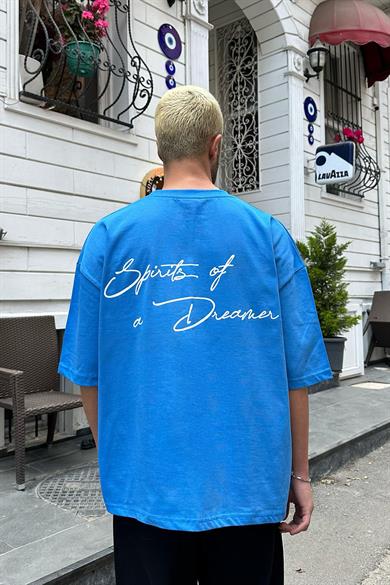 Mavi Dreamer OUTPLENTY PREMİUM Oversize Tişört