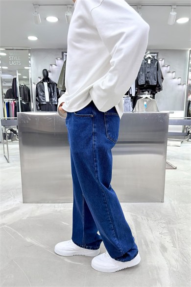 Mavi Heritage Nakışlı Baggy Pantolon