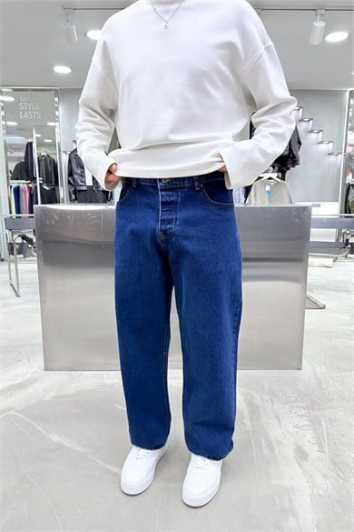Mavi Heritage Nakışlı Baggy Pantolon