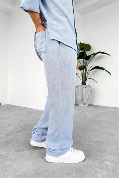 Mavi Premium Keten Basic Baggy Pantolon