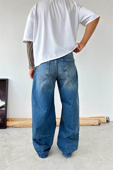 Mavi Premium Süper Baggy Pantolon