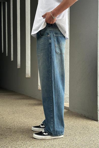 Mavi Soft Degrade  024 GD Ekstra Bol Baggy Pantolon