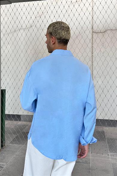 Mavi Tensel GO Oversize Gömlek