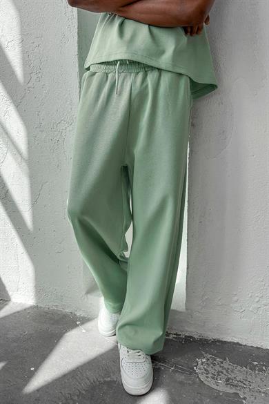 Mint Yeşili Cozy Premium Basic Baggy Eşofman