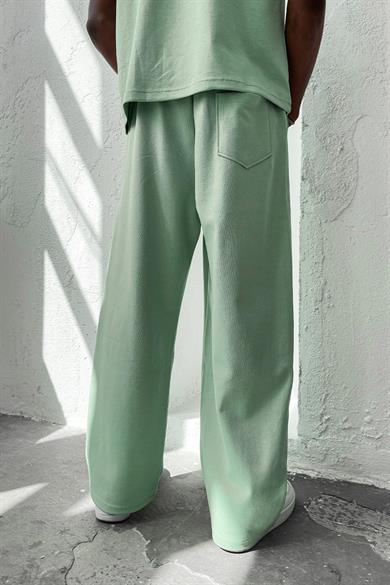Mint Yeşili Cozy Premium Basic Baggy Eşofman