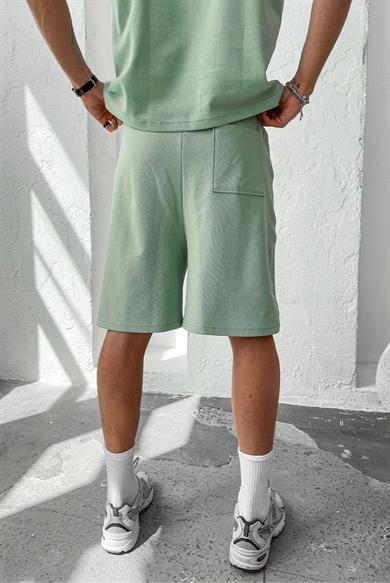 Mint Yeşili Cozy Premium Basic Şort