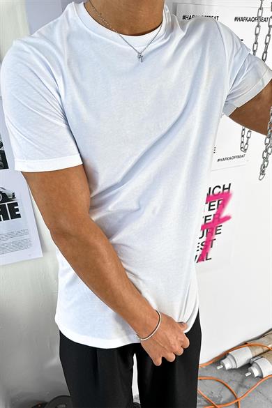 Optik Beyaz Basic Premium Regular Fit Tişört