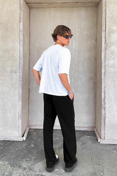 Optik Beyaz Cozy Basic Oversize Tişört