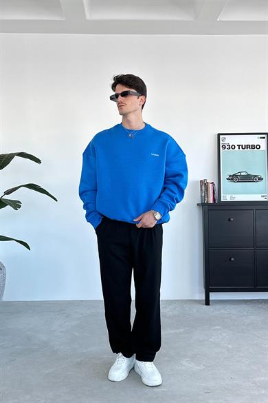 Saks Mavi Minimalism Oversize Sweatshirt